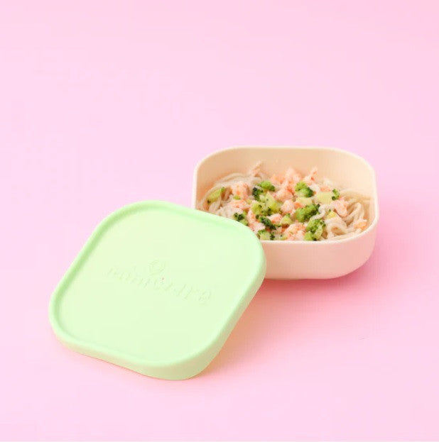 Bol pentru hrana bebelusi Miniware Snack Bowl, 100% din materiale naturale biodegradabile, Vanilla/Cotton Candy